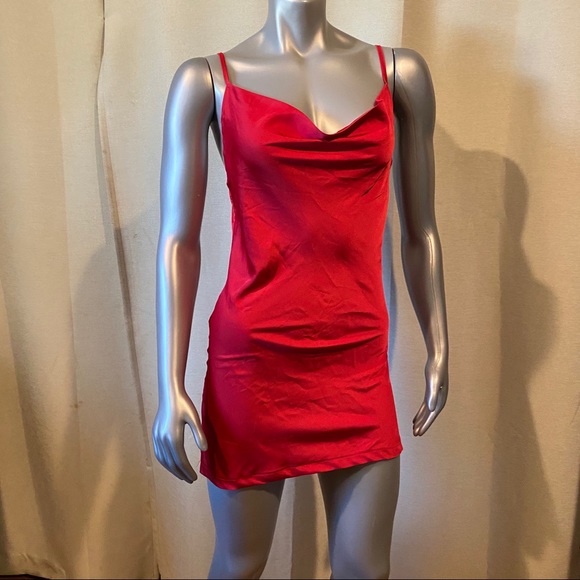 beginning boutique red dress